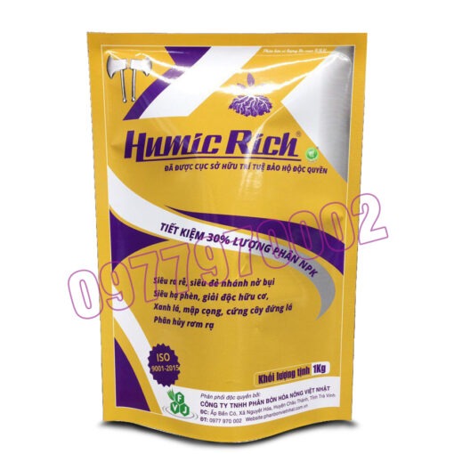 Humic rich Dạng bột Gói 1kg