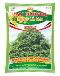 Phân bón rụng lá mai Max Flower gói 200g