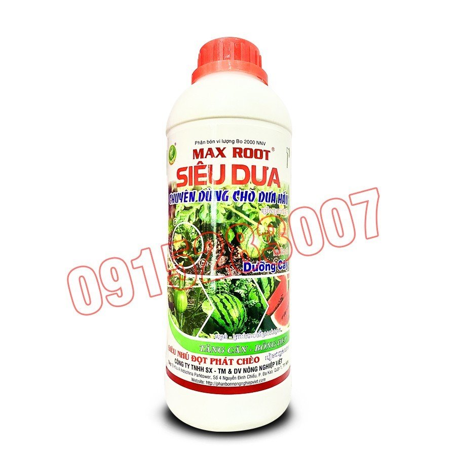 Max root Siêu dưa Chai 1000ml